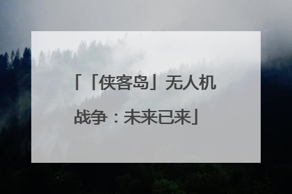 「侠客岛」无人机战争：未来已来