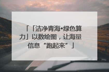 「洁净青海•绿色算力」以数绘图，让海量信息“跑起来”