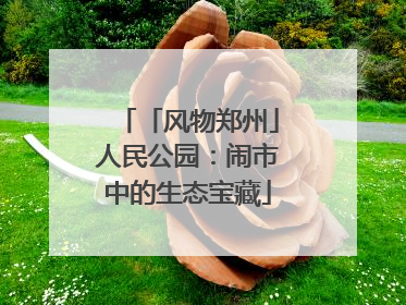 「风物郑州」人民公园：闹市中的生态宝藏