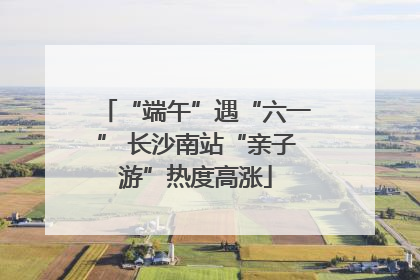 “端午”遇“六一” 长沙南站“亲子游”热度高涨