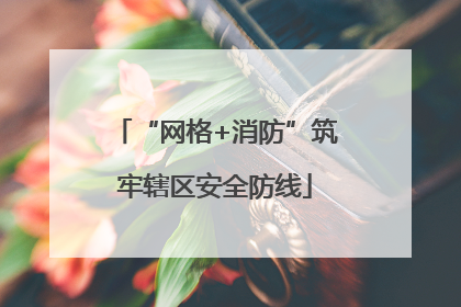 “网格+消防”筑牢辖区安全防线