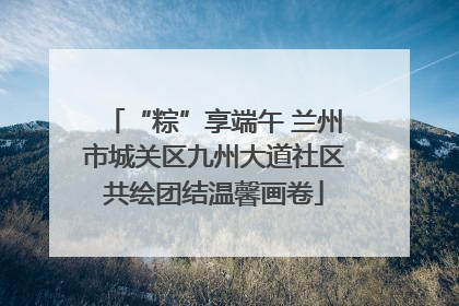 “粽”享端午 兰州市城关区九州大道社区共绘团结温馨画卷