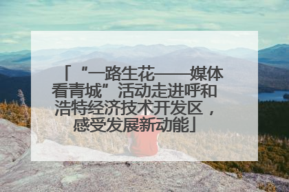 “一路生花——媒体看青城”活动走进呼和浩特经济技术开发区，感受发展新动能