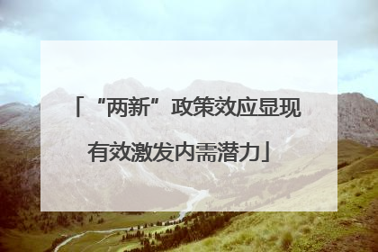 “两新”政策效应显现 有效激发内需潜力