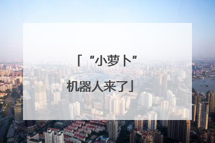 “小萝卜”机器人来了