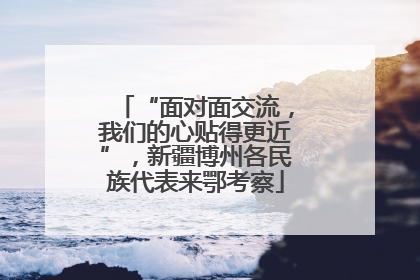 “面对面交流，我们的心贴得更近”，新疆博州各民族代表来鄂考察