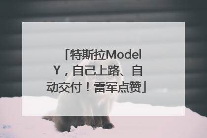 特斯拉Model Y，自己上路、自动交付！雷军点赞