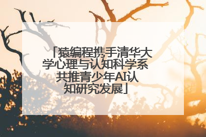 猿编程携手清华大学心理与认知科学系 共推青少年AI认知研究发展