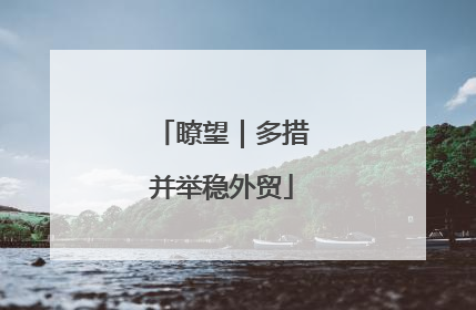 瞭望｜多措并举稳外贸
