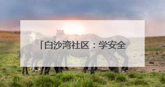 白沙湾社区：学安全知识 查身边隐患