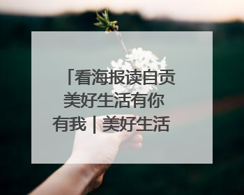 看海报读自贡 美好生活有你有我｜美好生活有“盐”味