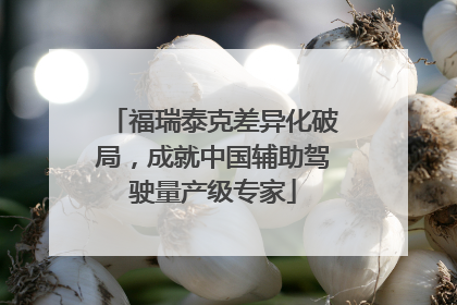 福瑞泰克差异化破局，成就中国辅助驾驶量产级专家