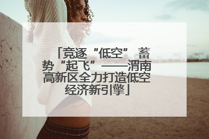 竞逐“低空” 蓄势“起飞”——渭南高新区全力打造低空经济新引擎