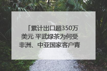 累计出口超350万美元 平武绿茶为何受非洲、中亚国家客户青睐？｜发布会观察