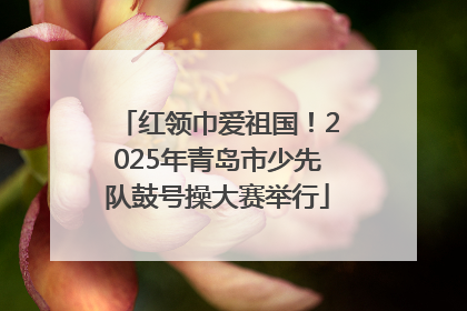 红领巾爱祖国！2025年青岛市少先队鼓号操大赛举行