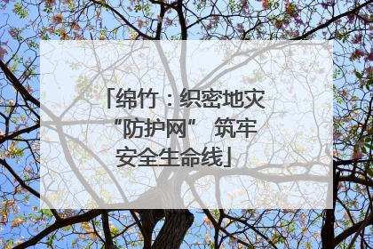 绵竹：织密地灾“防护网” 筑牢安全生命线