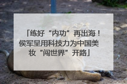 练好“内功”再出海！侯军呈用科技力为中国美妆“闯世界”开路