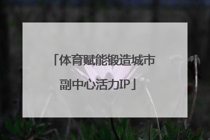 体育赋能锻造城市副中心活力IP