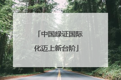 中国绿证国际化迈上新台阶