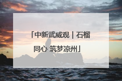中新武威观｜石榴同心 筑梦凉州