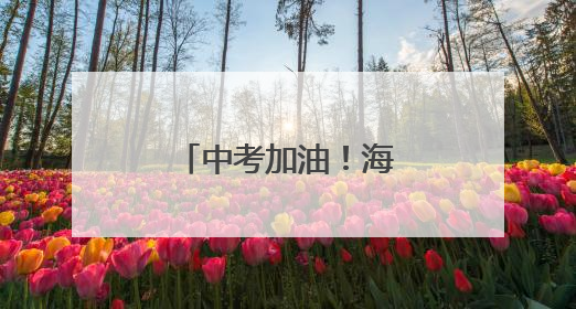 中考加油！海州公安“护考模式”再上线