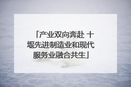 产业双向奔赴 十堰先进制造业和现代服务业融合共生