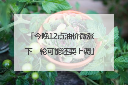 今晚12点油价微涨 下一轮可能还要上调