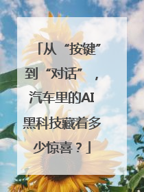 从“按键”到“对话”，汽车里的AI黑科技藏着多少惊喜？