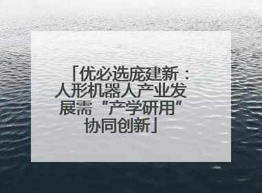 优必选庞建新：人形机器人产业发展需“产学研用”协同创新