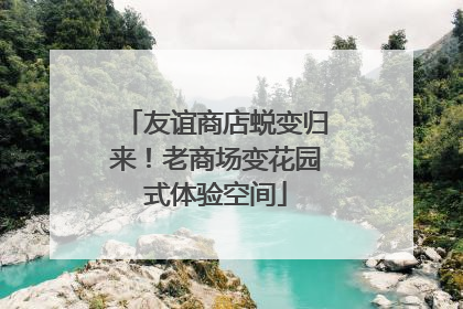 友谊商店蜕变归来！老商场变花园式体验空间