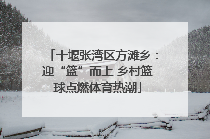 十堰张湾区方滩乡：迎“篮”而上 乡村篮球点燃体育热潮