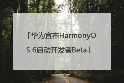 华为宣布HarmonyOS 6启动开发者Beta