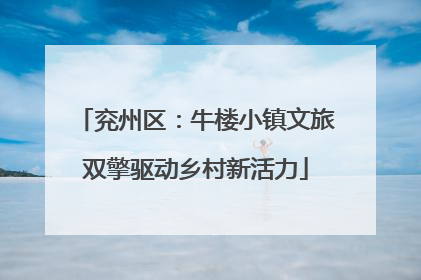 兖州区：牛楼小镇文旅双擎驱动乡村新活力