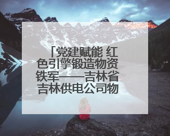 党建赋能 红色引擎锻造物资铁军——吉林省吉林供电公司物资部激活供应链新动能