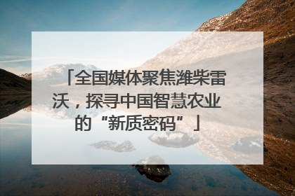 全国媒体聚焦潍柴雷沃，探寻中国智慧农业的“新质密码”