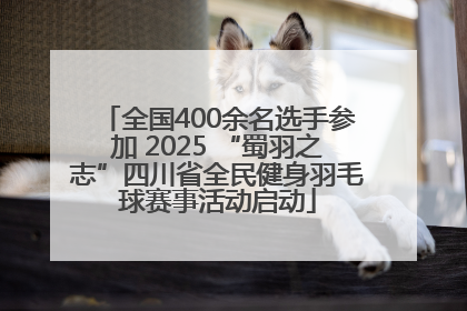 全国400余名选手参加 2025 “蜀羽之志”四川省全民健身羽毛球赛事活动启动