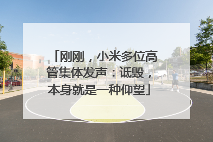 刚刚，小米多位高管集体发声：诋毁，本身就是一种仰望