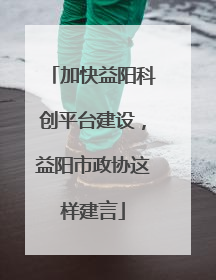 加快益阳科创平台建设，益阳市政协这样建言