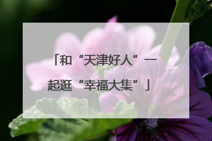 和“天津好人”一起逛“幸福大集”