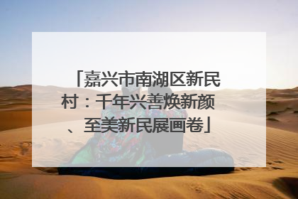 嘉兴市南湖区新民村：千年兴善焕新颜、至美新民展画卷