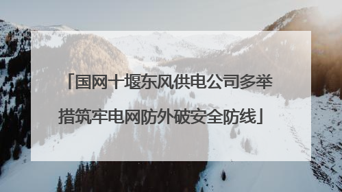国网十堰东风供电公司多举措筑牢电网防外破安全防线