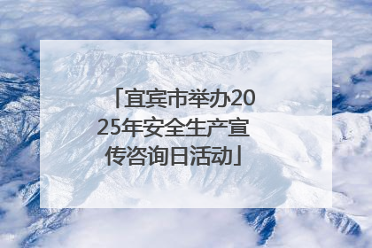 宜宾市举办2025年安全生产宣传咨询日活动