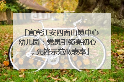 宜宾江安四面山镇中心幼儿园：党员引领亮初心，先锋示范做表率