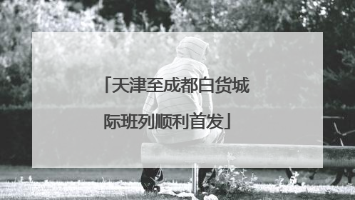 天津至成都白货城际班列顺利首发
