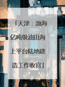 天津：渤海亿吨级油田海上平台陆地建造工作收官