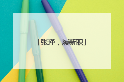 张瑾，履新职