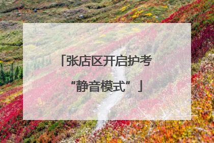 张店区开启护考“静音模式”