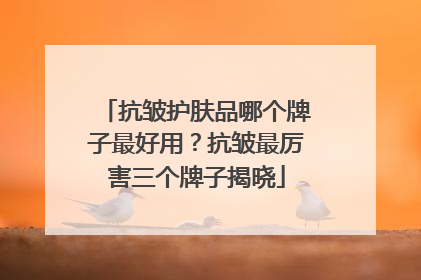 抗皱护肤品哪个牌子最好用？抗皱最厉害三个牌子揭晓