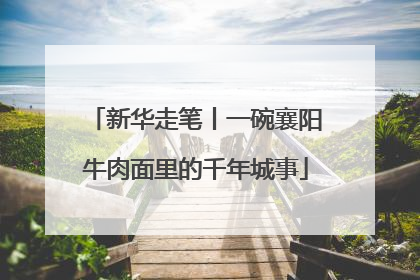 新华走笔丨一碗襄阳牛肉面里的千年城事