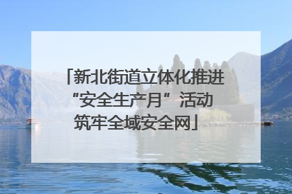 新北街道立体化推进“安全生产月”活动 筑牢全域安全网